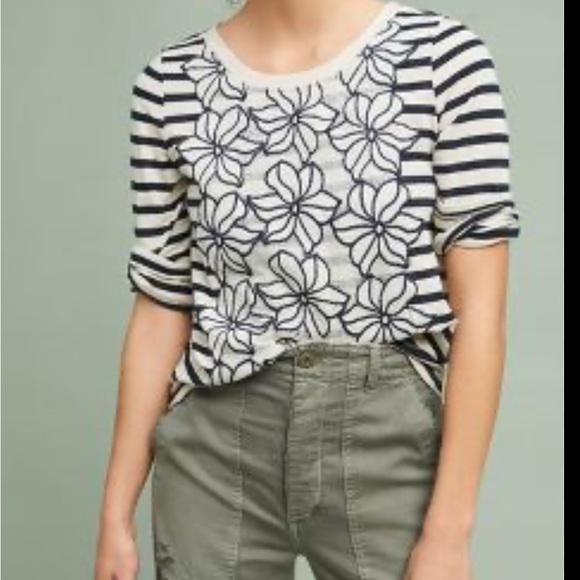 Anthropologie Tops - ANTHROPOLOGIE embroidered top